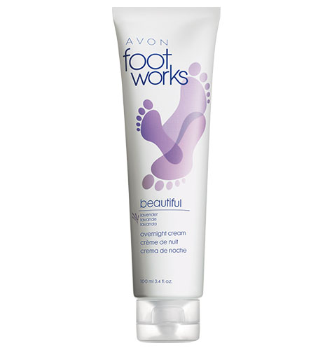 Foot Works Beautiful Lavender Overnight Cream - Click Image to Close